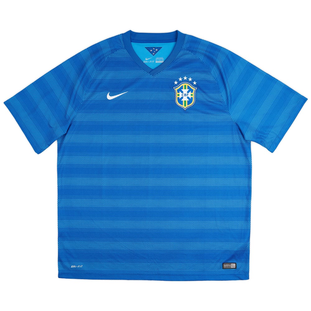 2014-15 Brazil Away Shirt - 9/10 - (XXL)