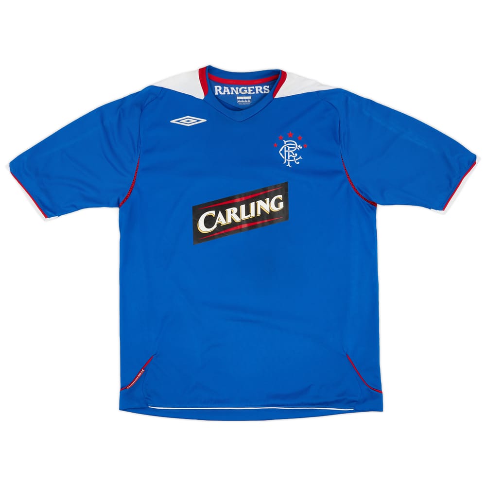 2006-07 Rangers Home Shirt - 9/10 - (XL)