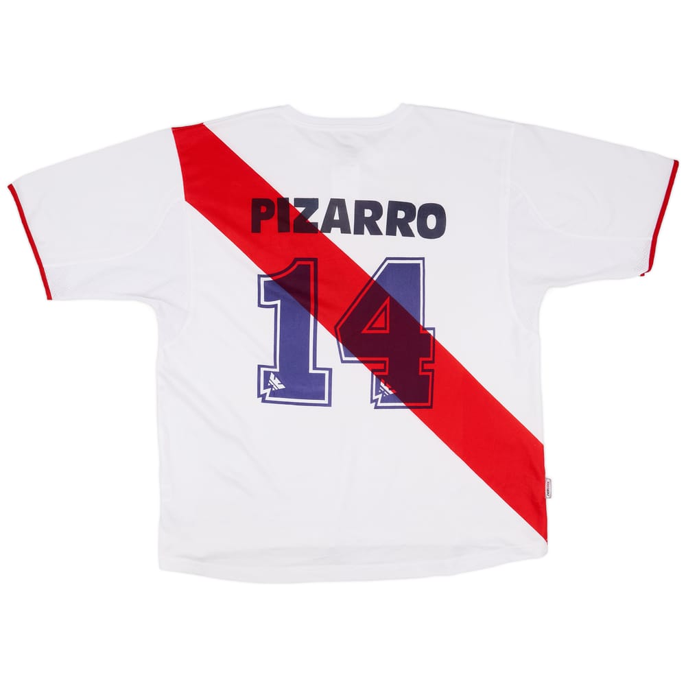 2003 Peru Home Shirt Pizarro #14 - 8/10 - (L)