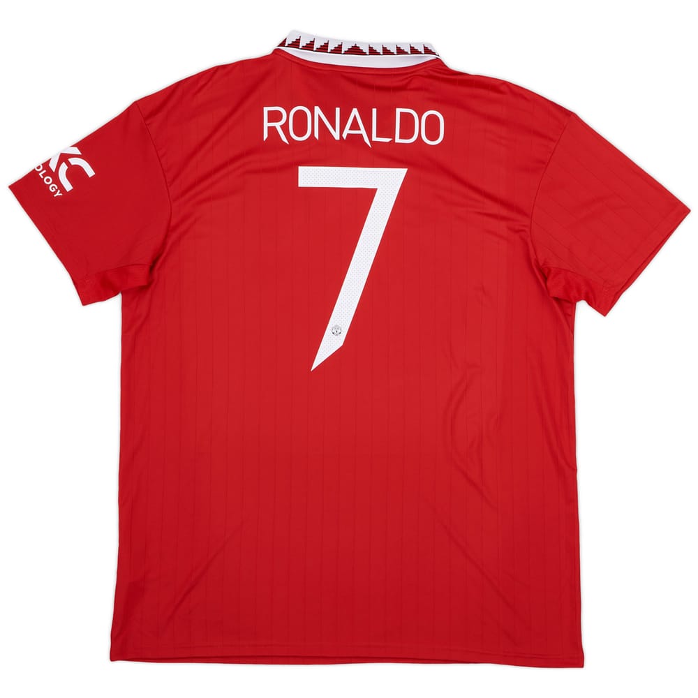2022-23 Manchester United Home Shirt Ronaldo #7 - 9/10 - (XL)
