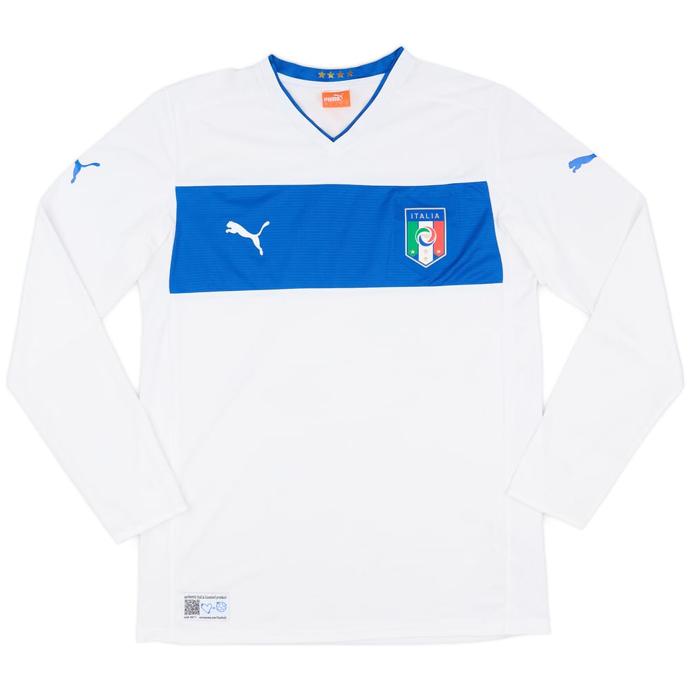 2012-13 Italy Away L/S Shirt - 6/10 - (L)