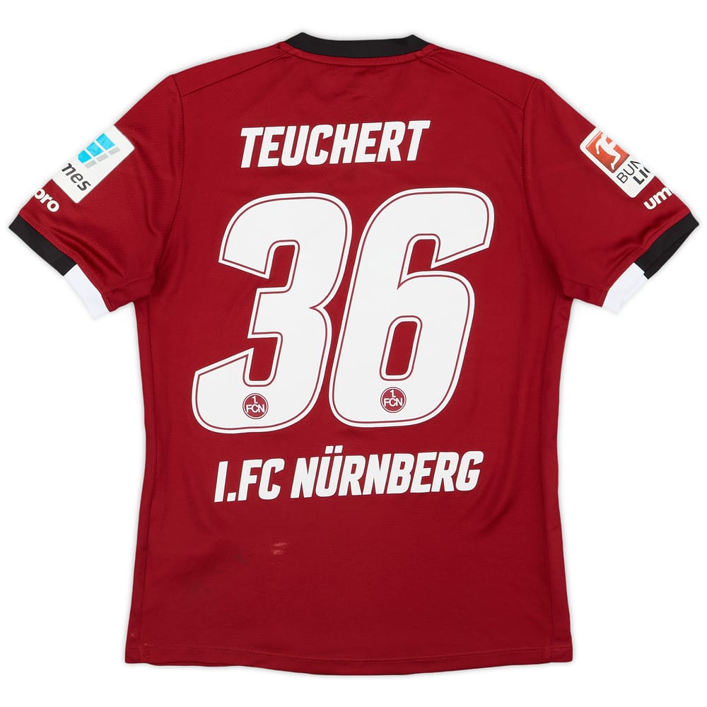 2016-17 Nurnberg Squad Signed Home Shirt Teuchert #36 - 7/10 - (XL.Boys)
