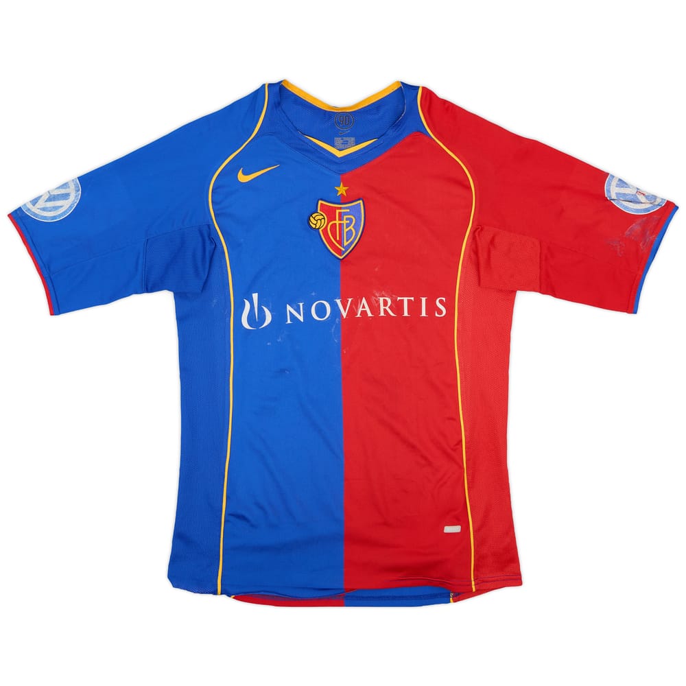 2004-05 FC Basel Home Shirt - 4/10 - (S)