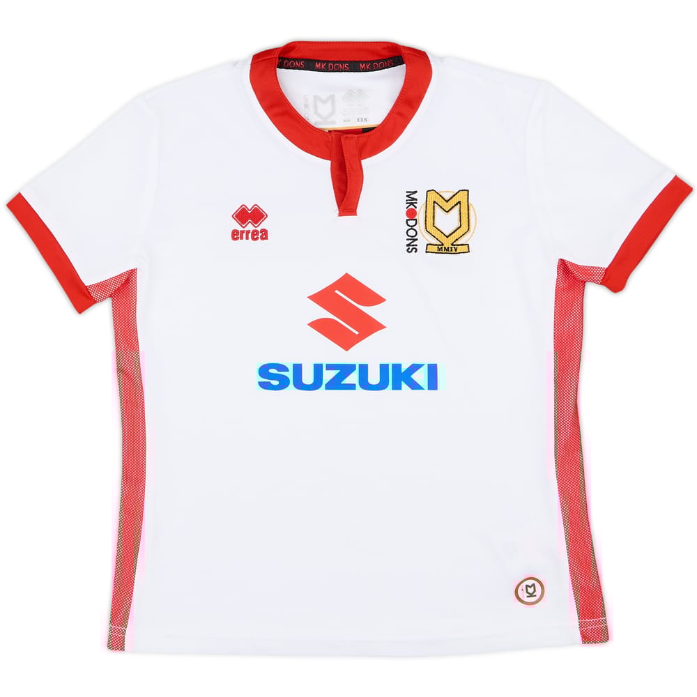 2017-18 MK Dons Home Shirt - 9/10 - (M.Boys)
