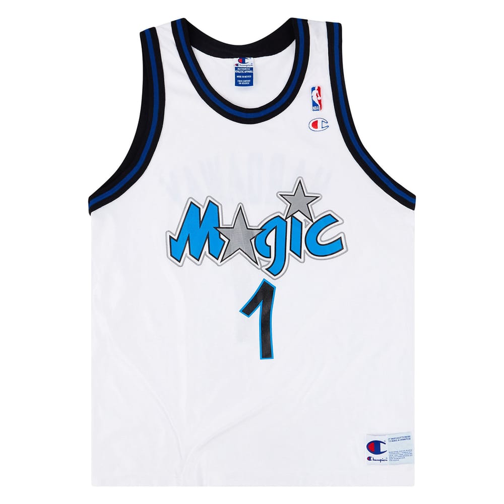 1995-98 Orlando Magic Hardaway #1 Champion Jersey (Home) L