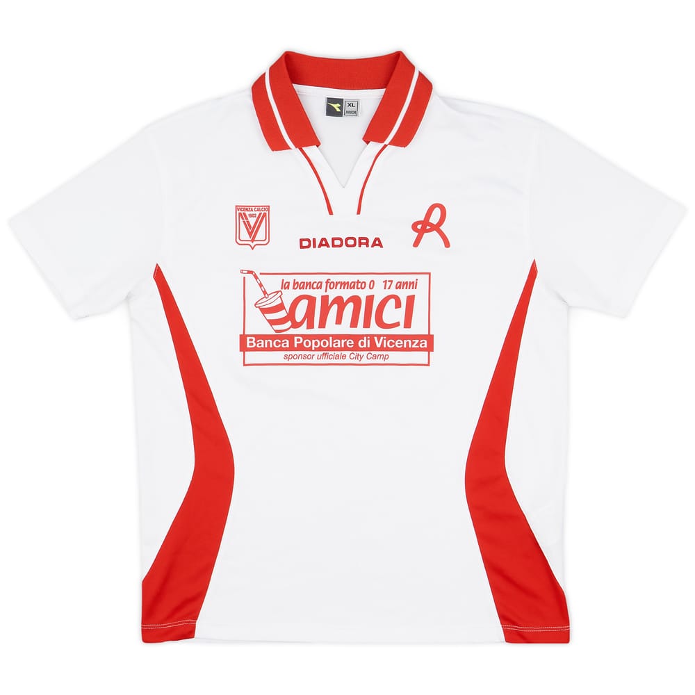 2008-09 Vicenza Diadora Training Shirt - 9/10 - (XL.Boys)