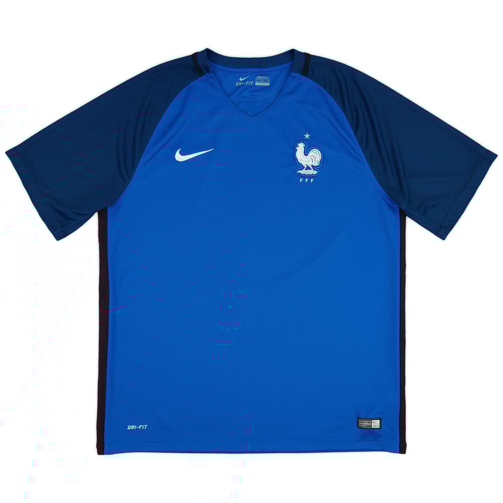 2016-17 France Home Shirt - 9/10 - (XL)