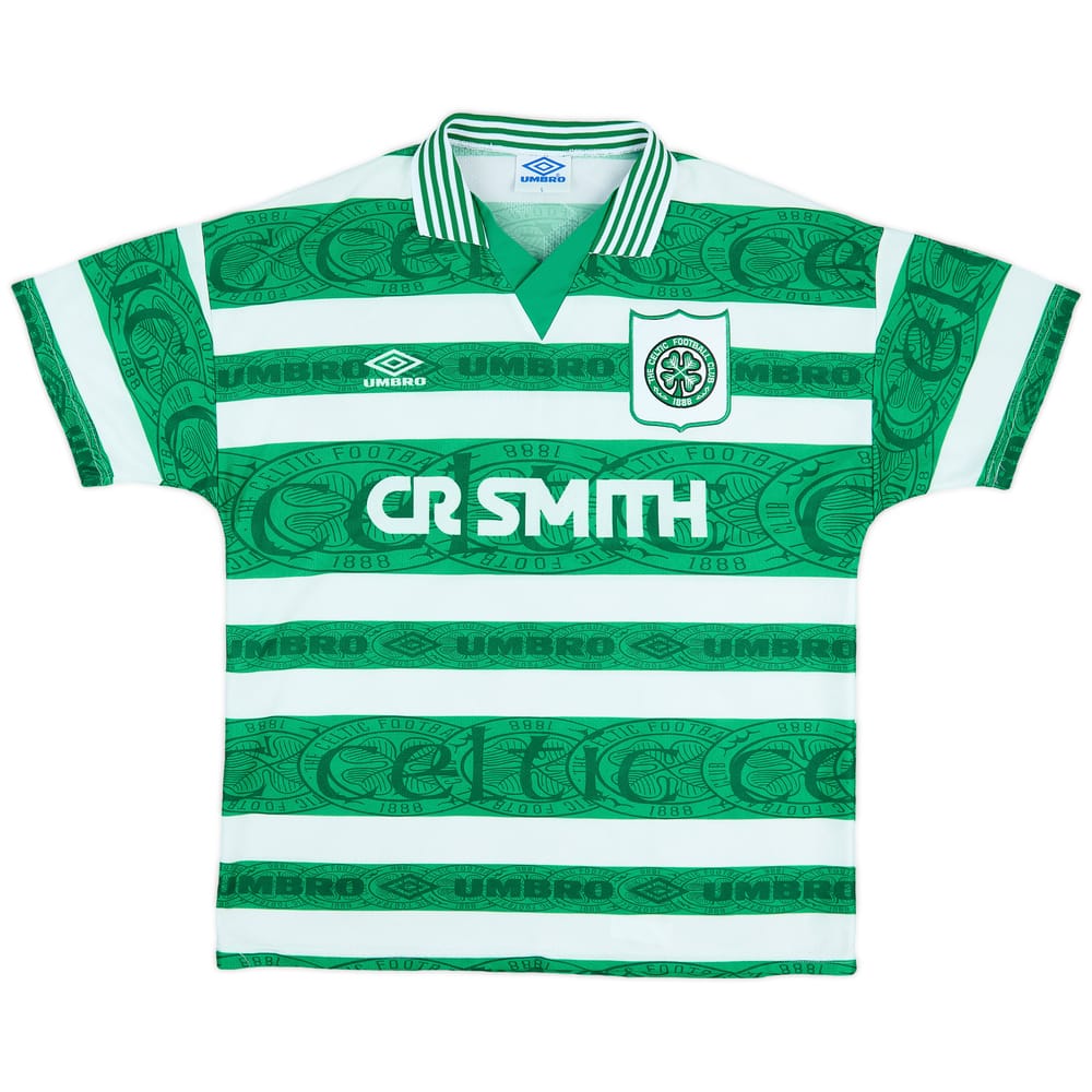 1995-97 Celtic Home Shirt - 9/10 - (L)