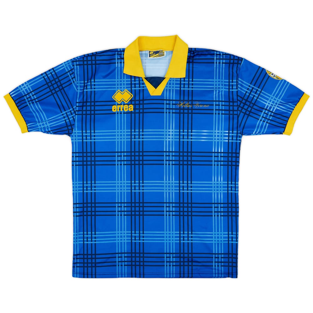 1995-96 Hellas Verona Errea Training Shirt #9 - 8/10 - (L)