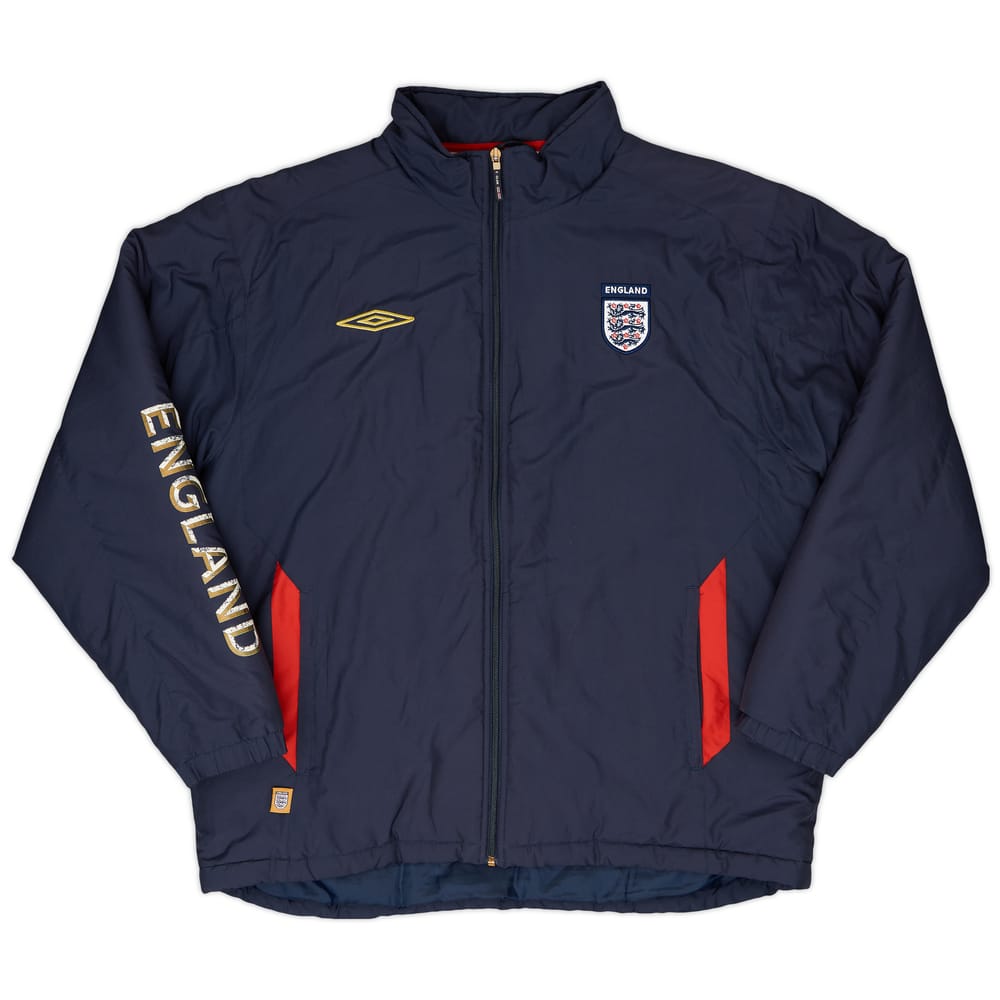 2002-04 England Umbro Padded Bench Coat - 5/10 - (M)