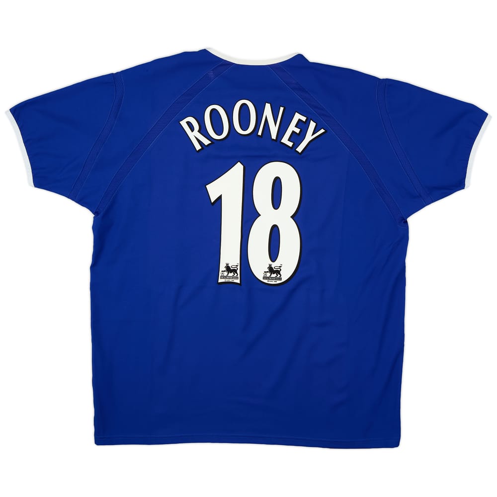 2003-04 Everton Home Shirt Rooney #18 - 9/10 - (XL)
