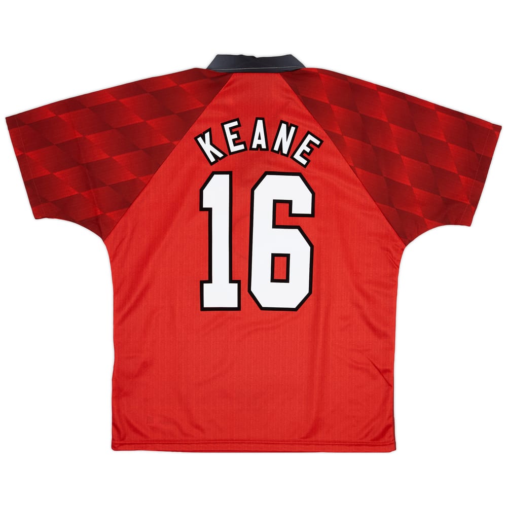 1996-98 Manchester United Home Shirt Keane #16 (M)