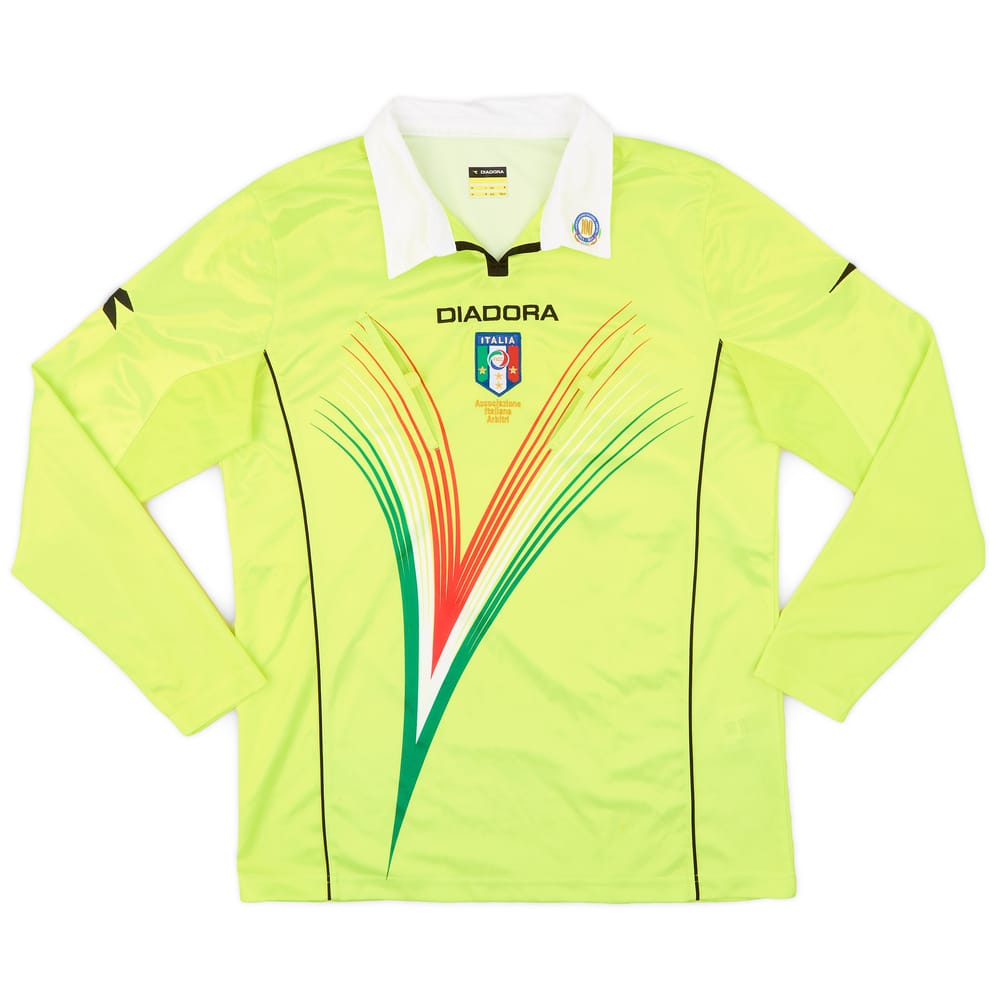 2011-12 Italy Diadora Centenary Referee L/S Shirt - 8/10 - (M)