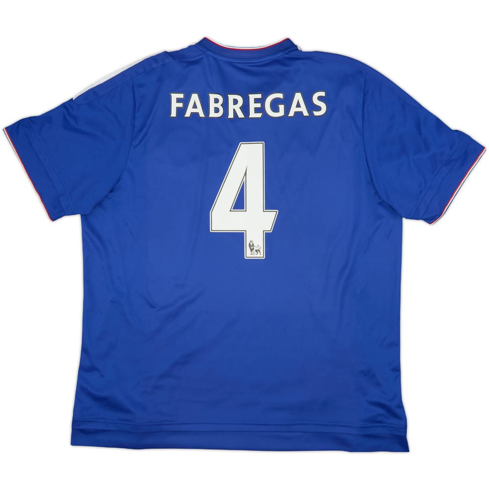 2015-16 Chelsea Home Shirt Fabregas #4 - 7/10 - (XXL)
