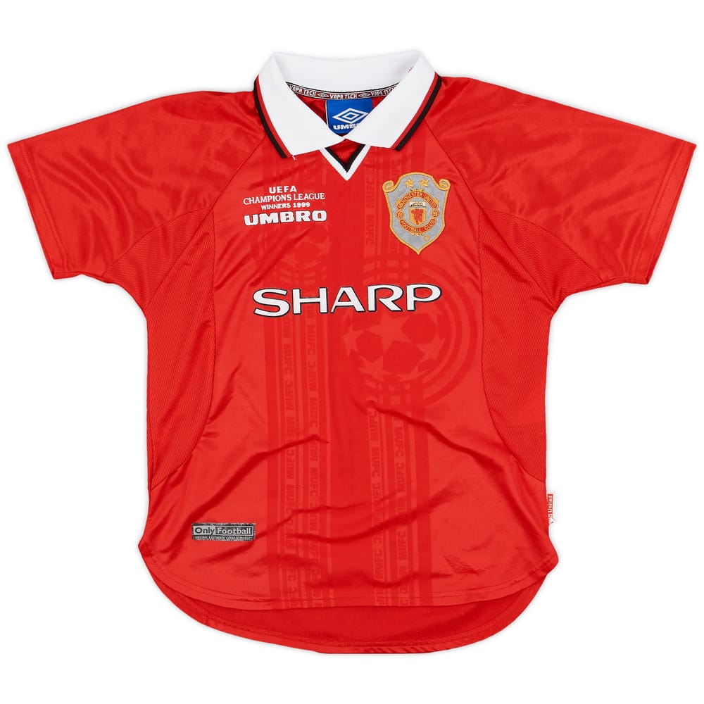 1999-00 Manchester United 'CL Winners' Shirt - 8/10 - (M.Boys)