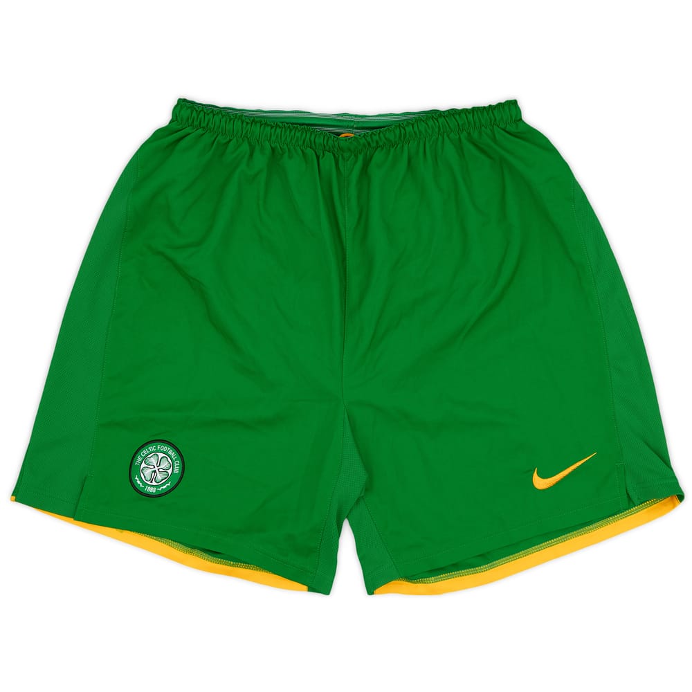 2008-09 Celtic Player Issue Away Shorts - 8/10 - (XL)