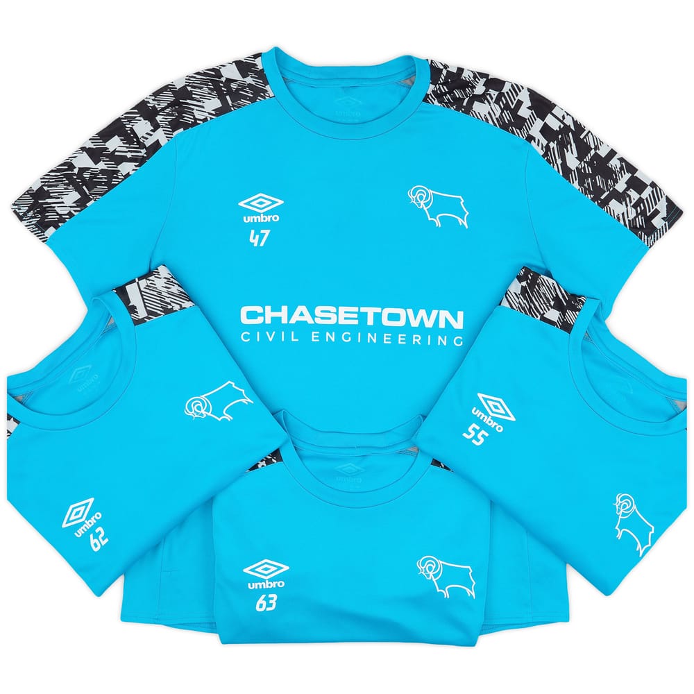 2020-21 Derby County Player Issue Training Shirt # - 7/10