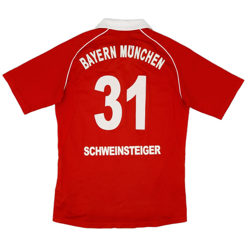 2005-06 Bayern Munich Home Shirt Schweinsteiger #31 - 8/10 - (S)
