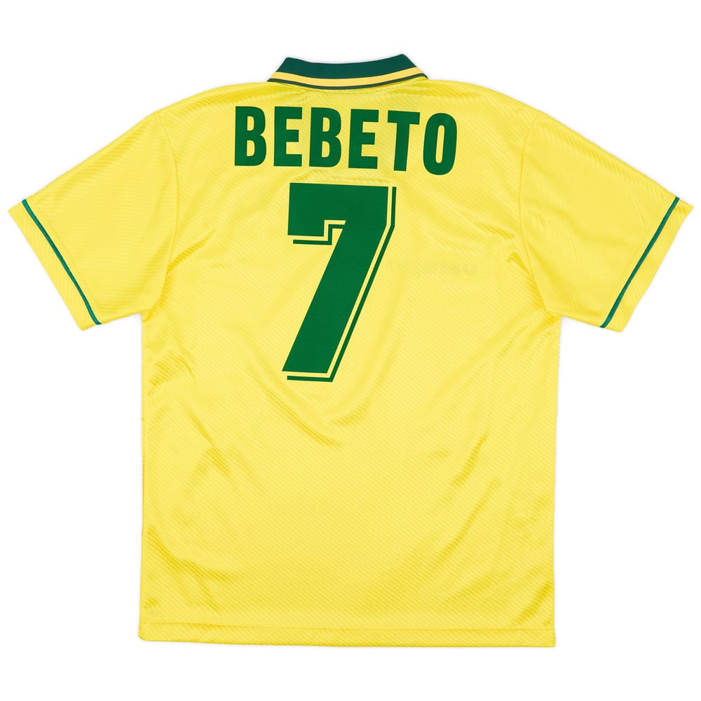 1994 Brazil Home Shirt Bebeto #7 - 9/10 - (L)