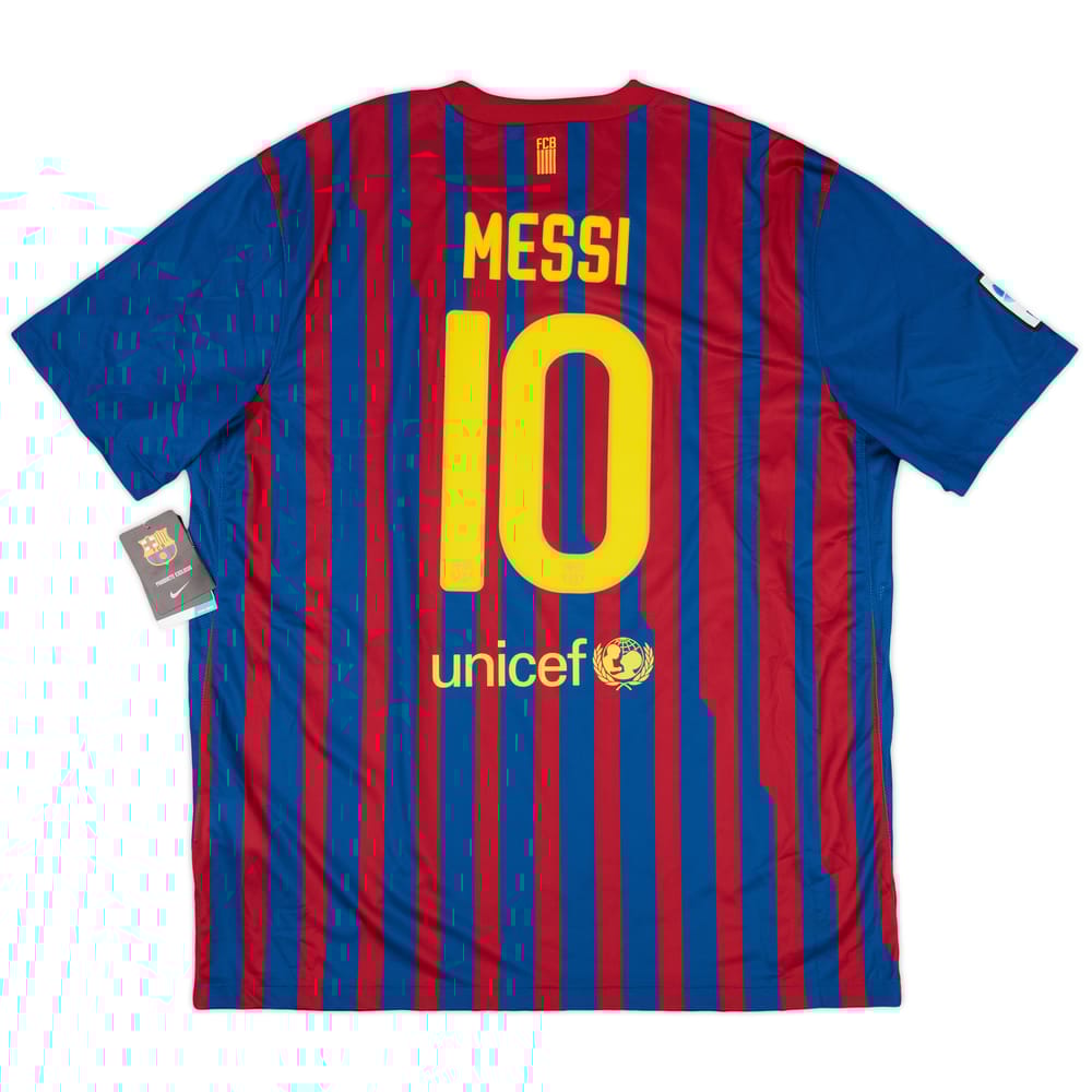 2011-12 Barcelona Home Shirt Messi #10 (XXL)