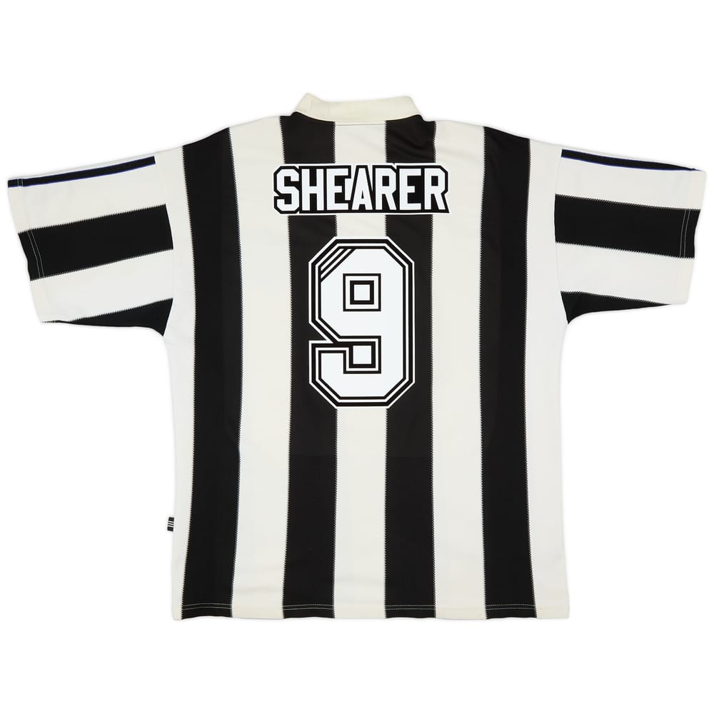 1995-97 Newcastle Home Shirt Shearer #9 - 6/10 - (L)