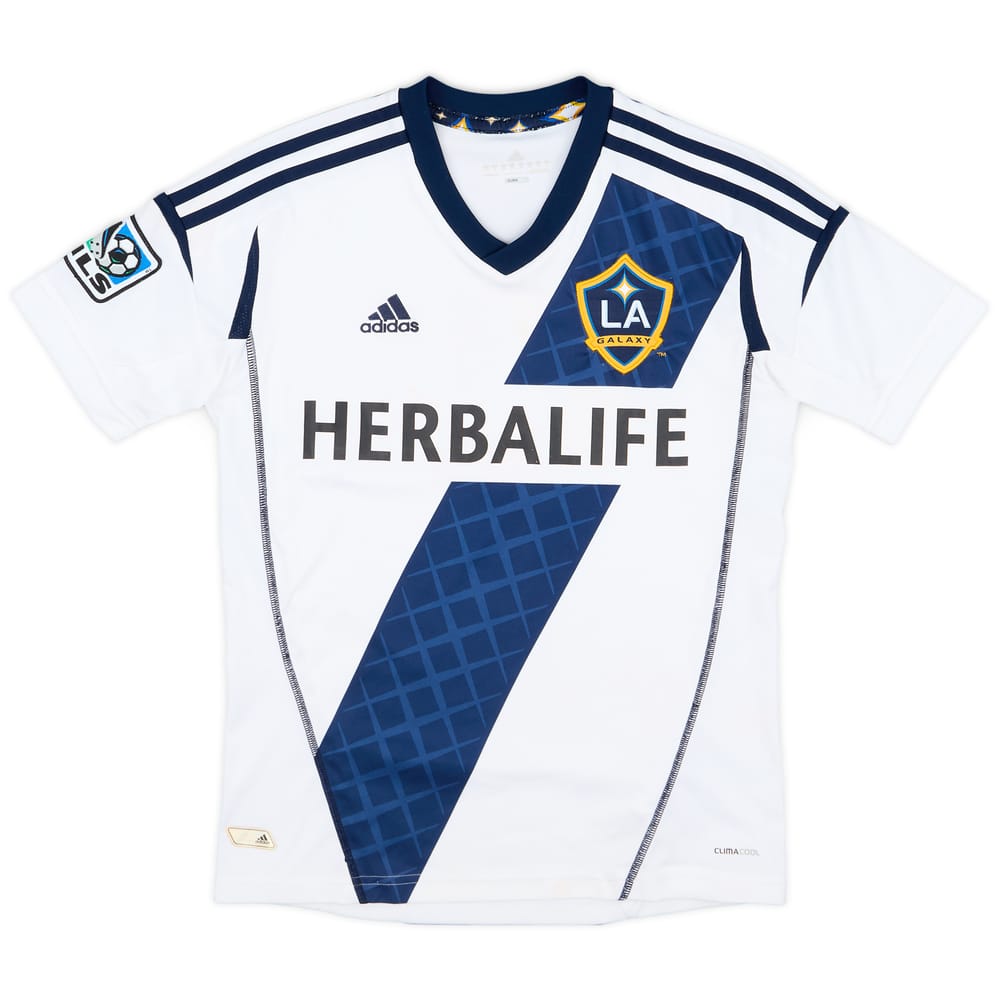 2012-13 LA Galaxy Home Shirt - 7/10 - (M.Boys)