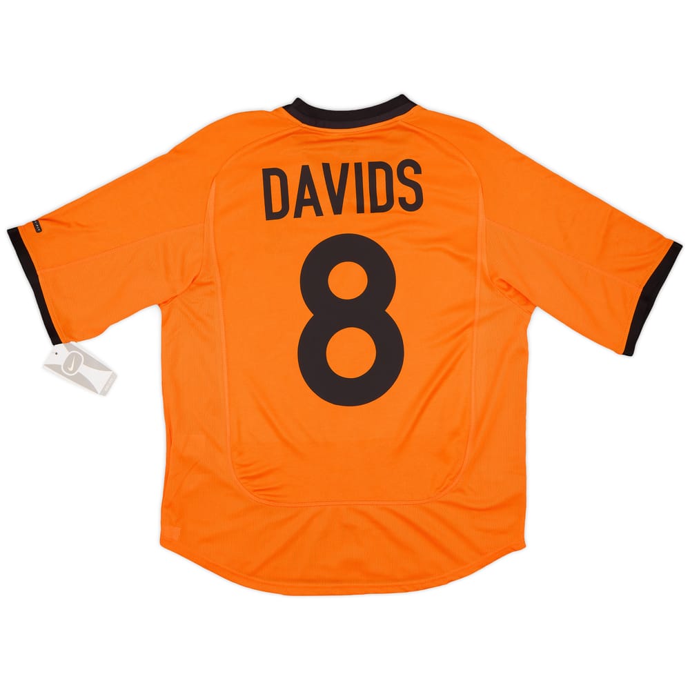 2000-02 Netherlands Home Shirt Davids #8 (M)