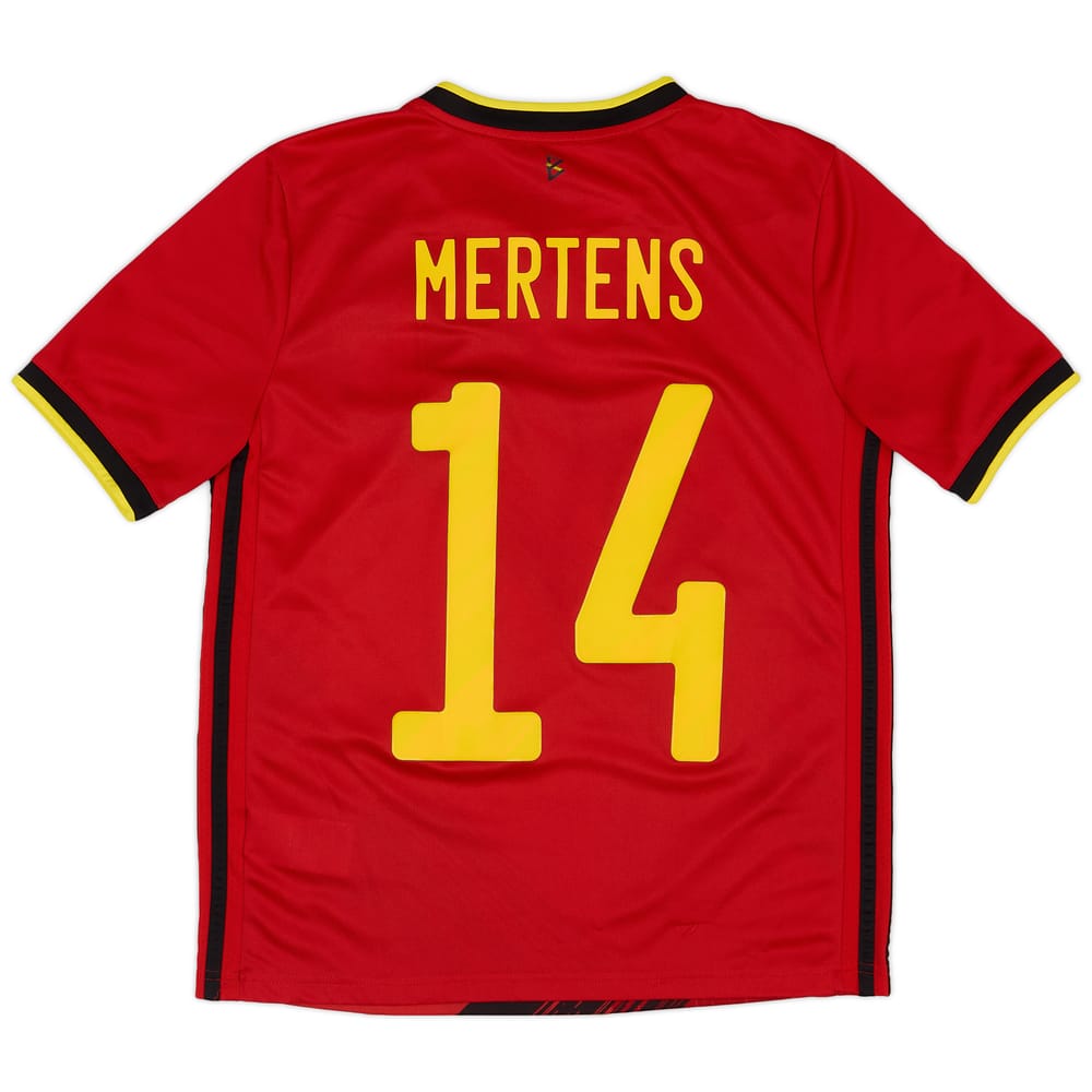 2020-21 Belgium Home Shirt Mertens #14 - 8/10 - (L.Boys)