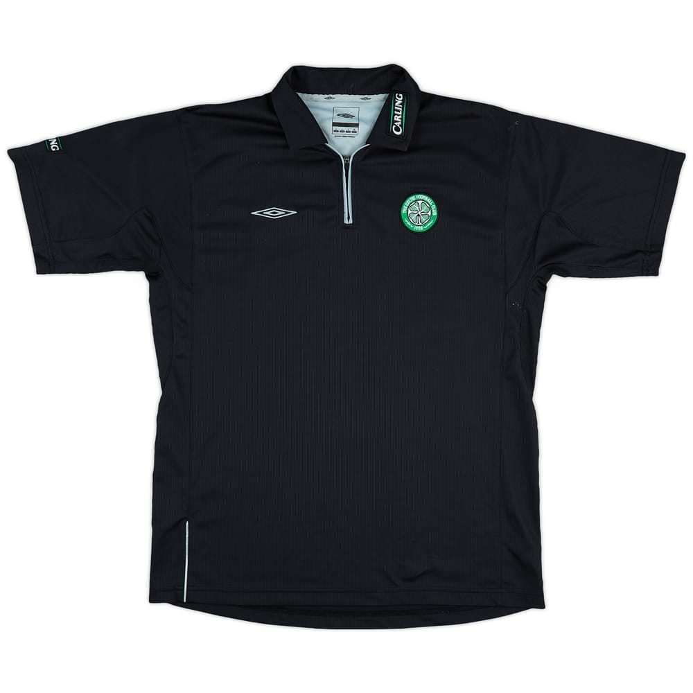 2005-06 Celtic Umbro 1/4 Zip Training Shirt - 9/10 - (L)