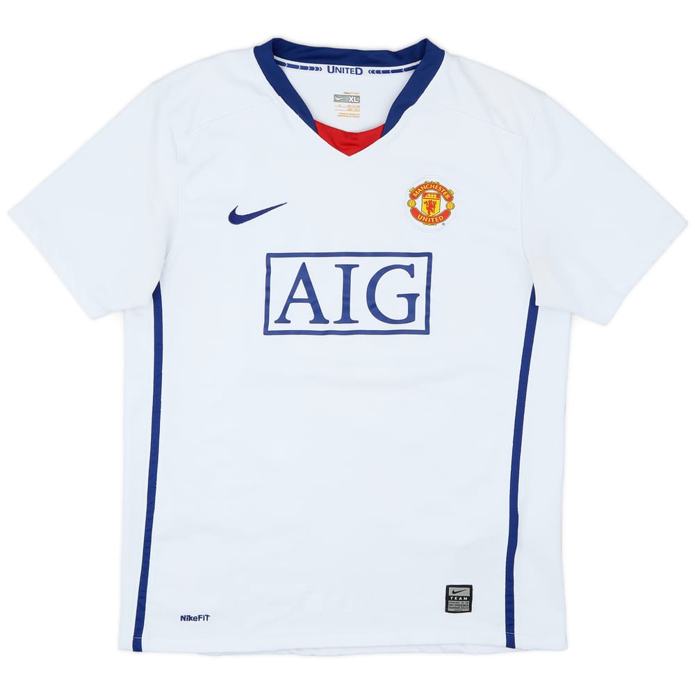 2008-10 Manchester United Away Shirt - 7/10 - (XL.Boys)