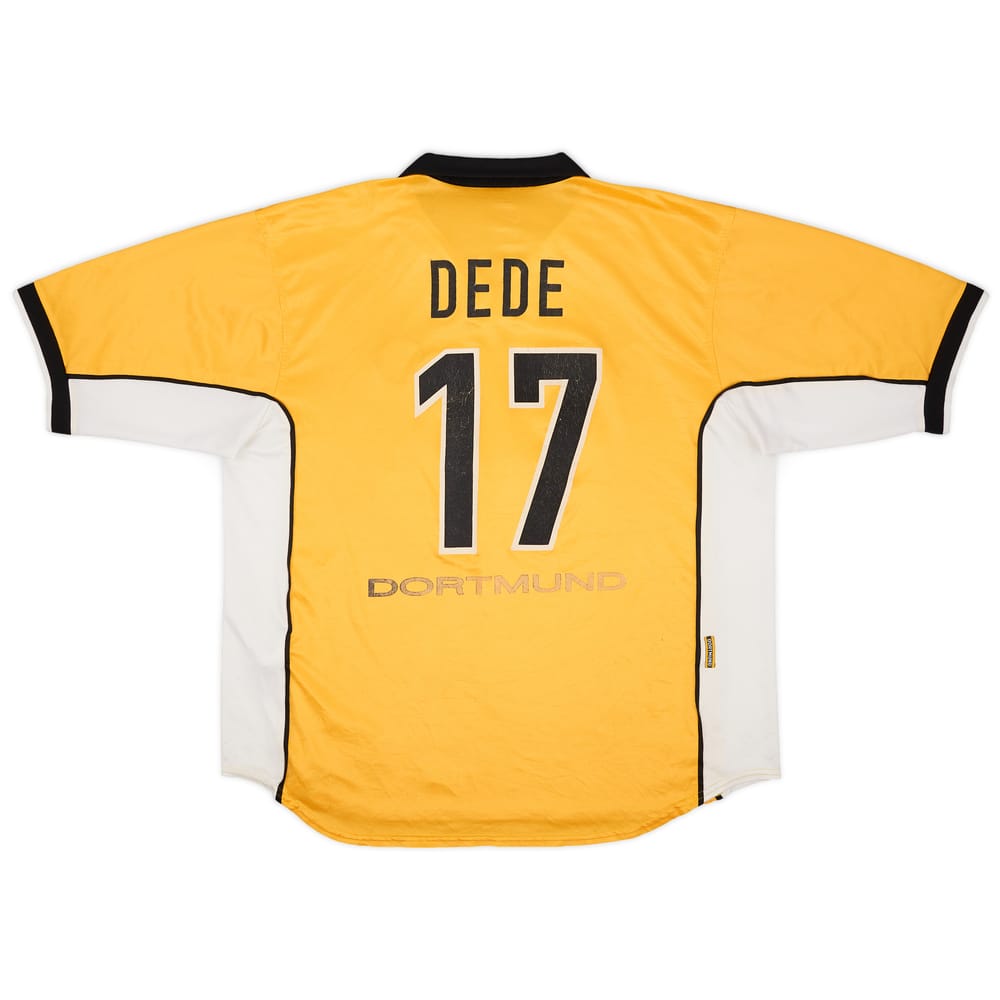 1998-00 Borussia Dortmund Home Shirt Dede #17 - 4/10 - (XXL)