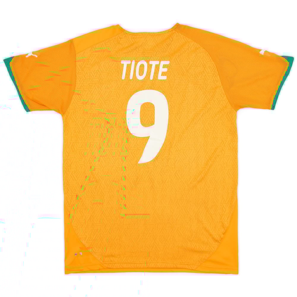 2010-11 Ivory Coast Home Shirt Tiote #9 - 7/10 - (M)