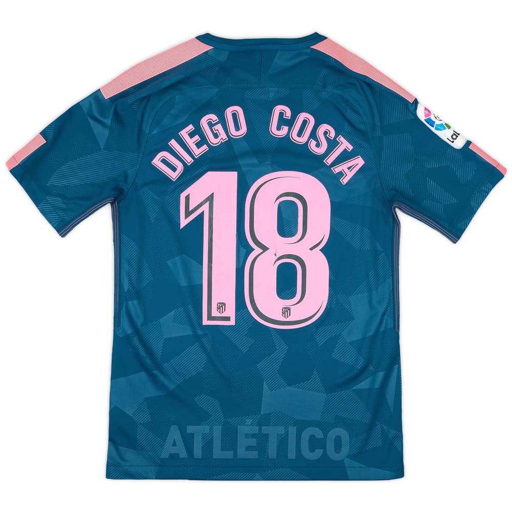 2017-18 Atletico Madrid Third Shirt Diego Costa #18 - 6/10 - (S)