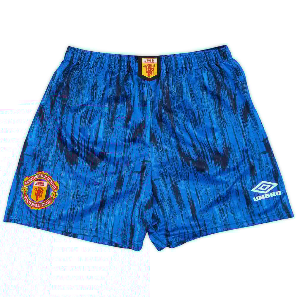 1992-93 Manchester United Away Shorts - 9/10 - (S)
