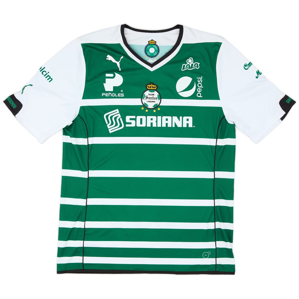 2014-15 Santos Laguna Home Shirt - 10/10 - (L)