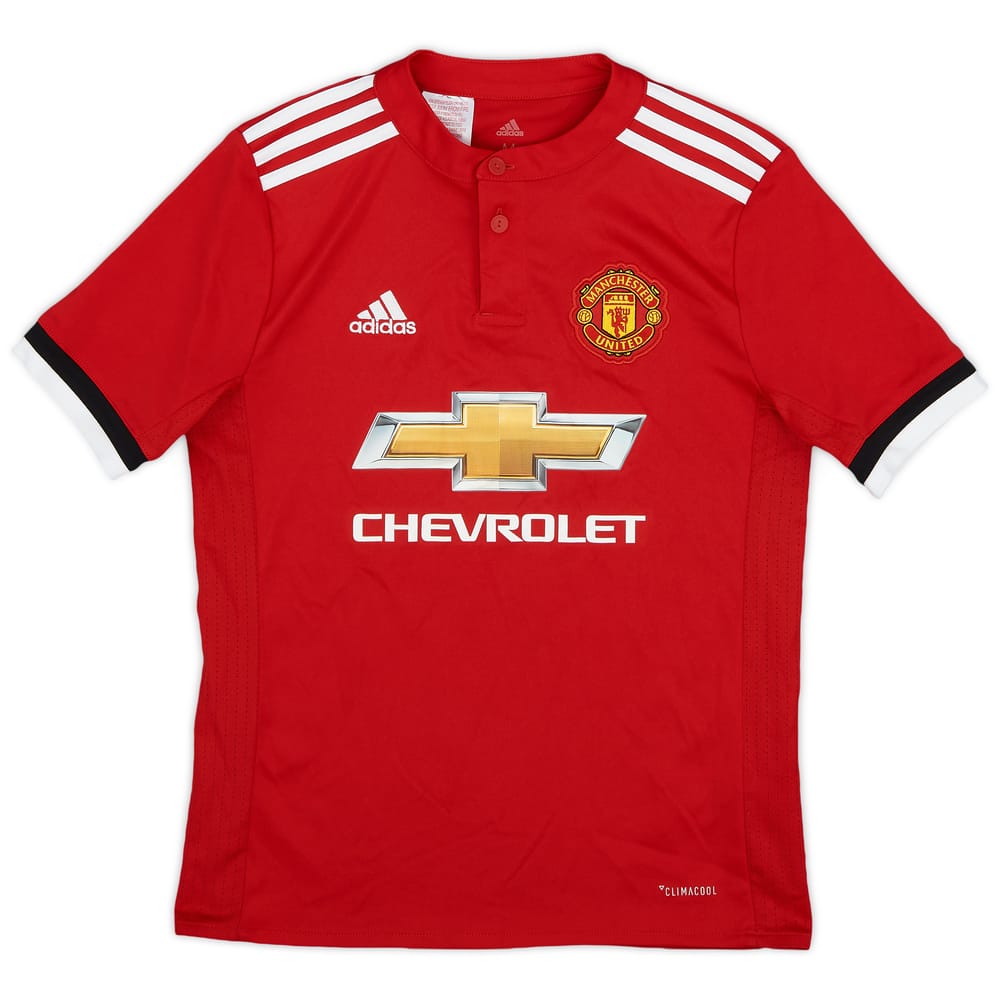 2017-18 Manchester United Home Shirt - 9/10 - (M.Boys)