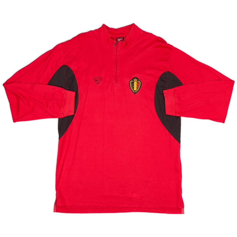 2004-05 Belgium Nike 1/4 Zip Training Top - 9/10 - (L)