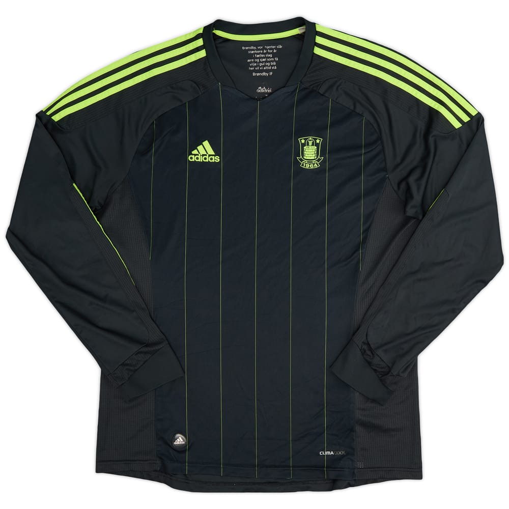 2011-12 Brondby Away L/S Shirt - 8/10 - (L)