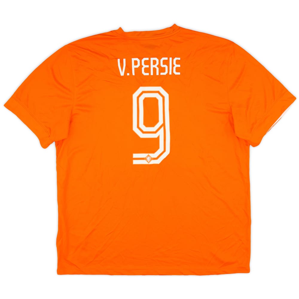 2014-15 Netherlands Home Shirt v.Persie #9 (XXL)