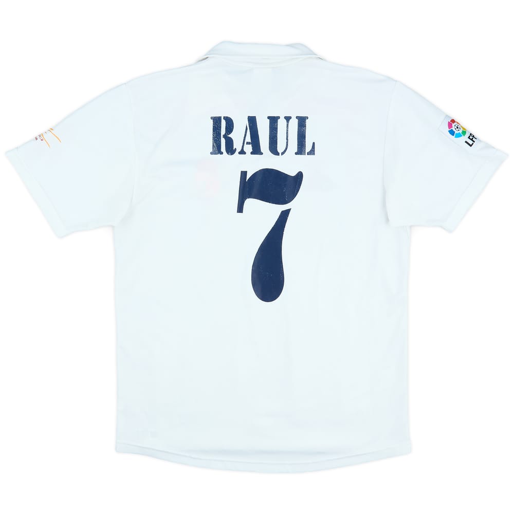 2002-03 Real Madrid Centenary Home Shirt Raul #7 - 4/10 - (S)
