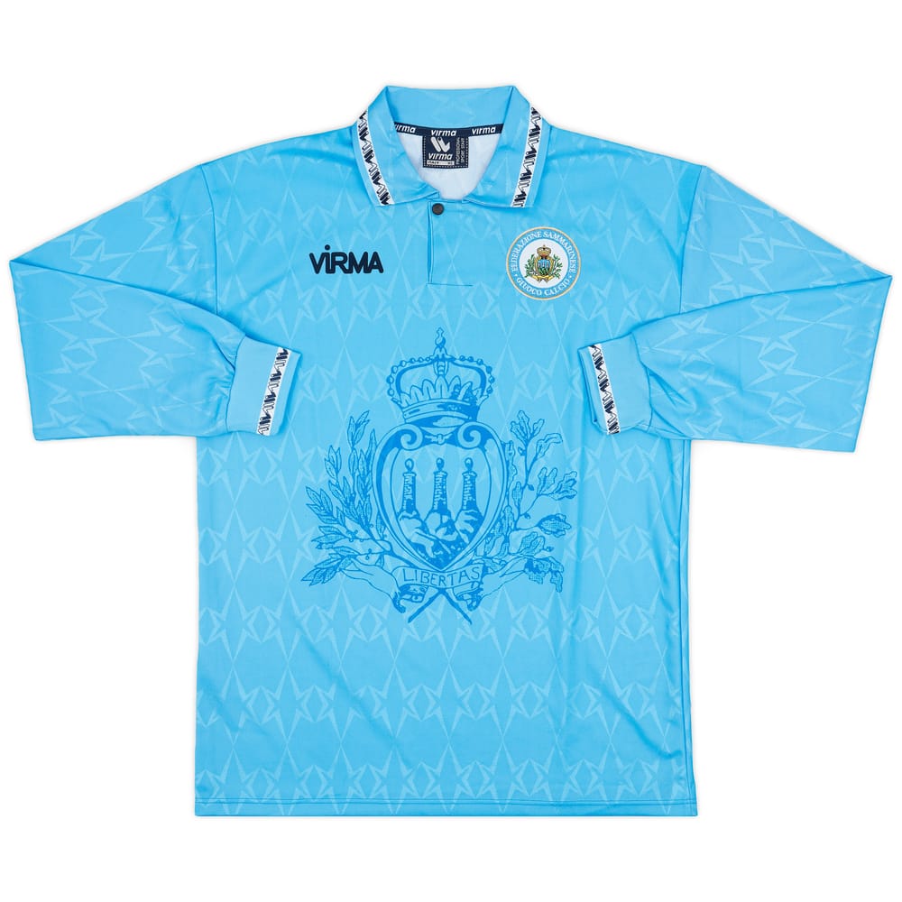 1995 San Marino Home L/S Shirt - 8/10 - (XL)