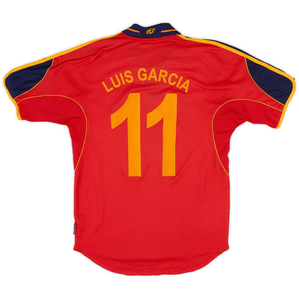 1999-02 Spain Home Shirt Luis Garcia #11 - 8/10 - (S)