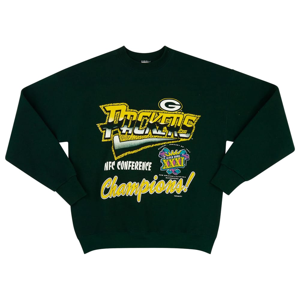 1997 Green Bay Packers NFC Conference Champions Sweat Top L