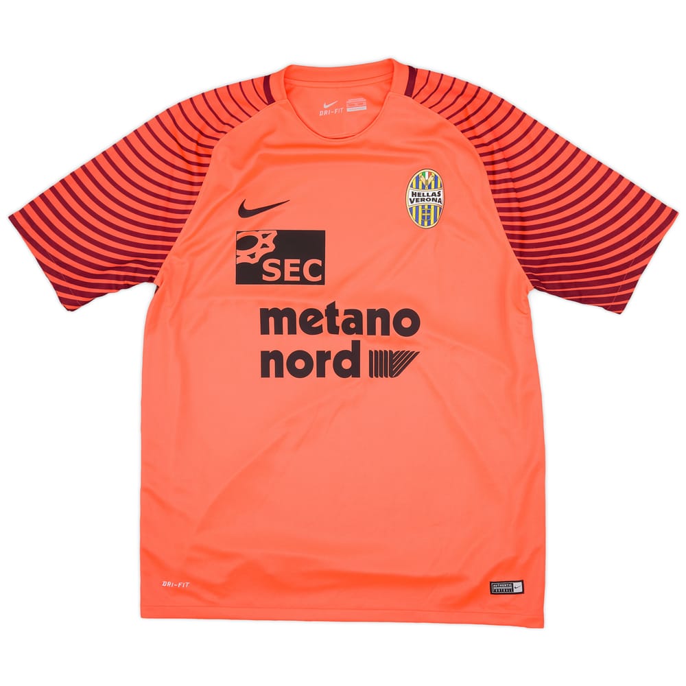 2016-17 Hellas Verona GK Shirt - 9/10 - (XL)