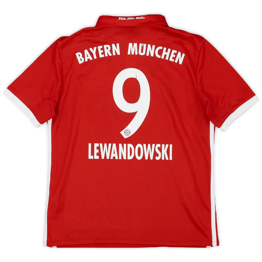 2016-17 Bayern Munich Home Shirt Lewandowski #9 - 6/10 - (M.Boys)