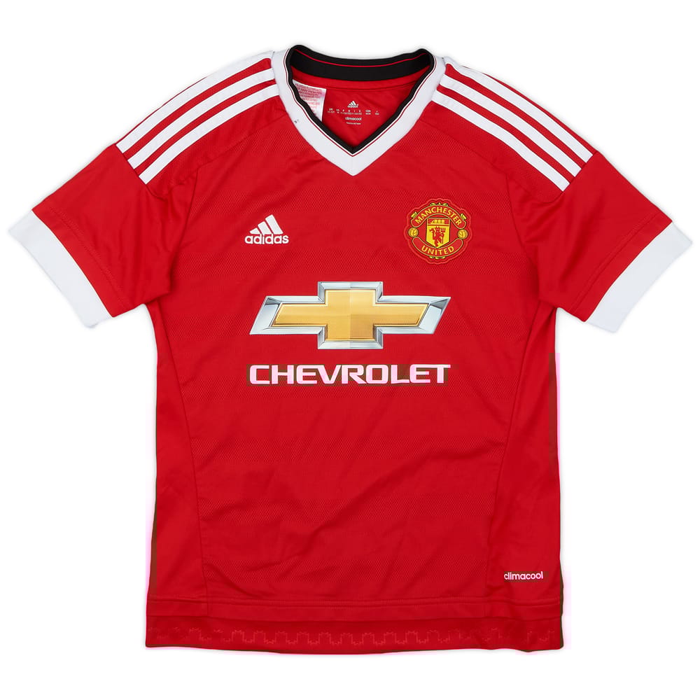 2015-16 Manchester United Home Shirt - 8/10 - (M.Boys)