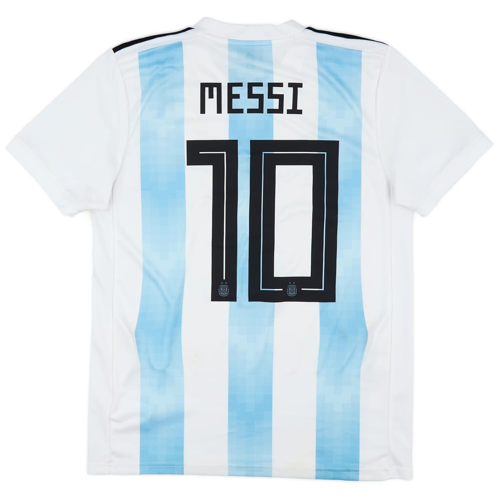 2018-19 Argentina Home Shirt Messi #10 - 6/10 - (M)