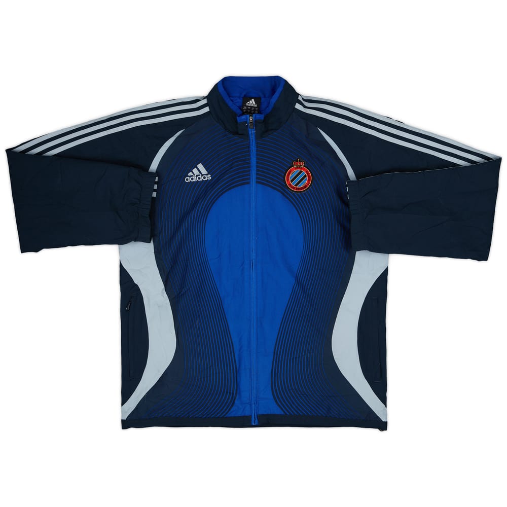 2006-07 Club Brugge adidas Track Jacket - 8/10 - (L)