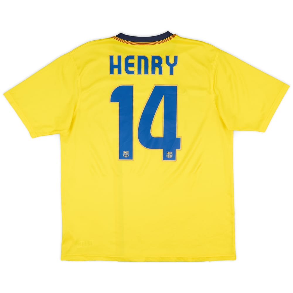 2008-10 Barcelona Basic Away Shirt Henry #14 - 8/10 - (L)