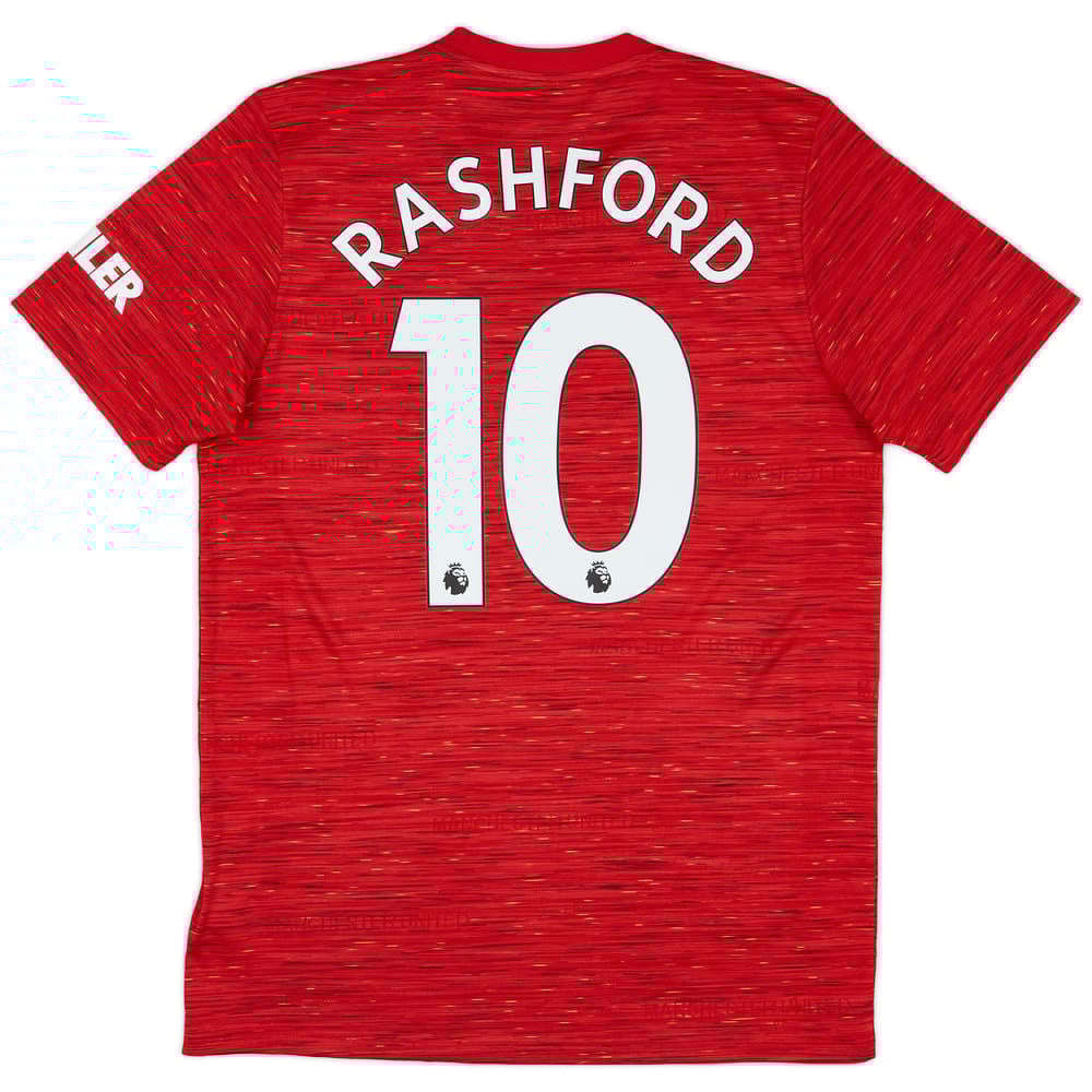2020-21 Manchester United Home Shirt Rashford #10 - 8/10 - (M)
